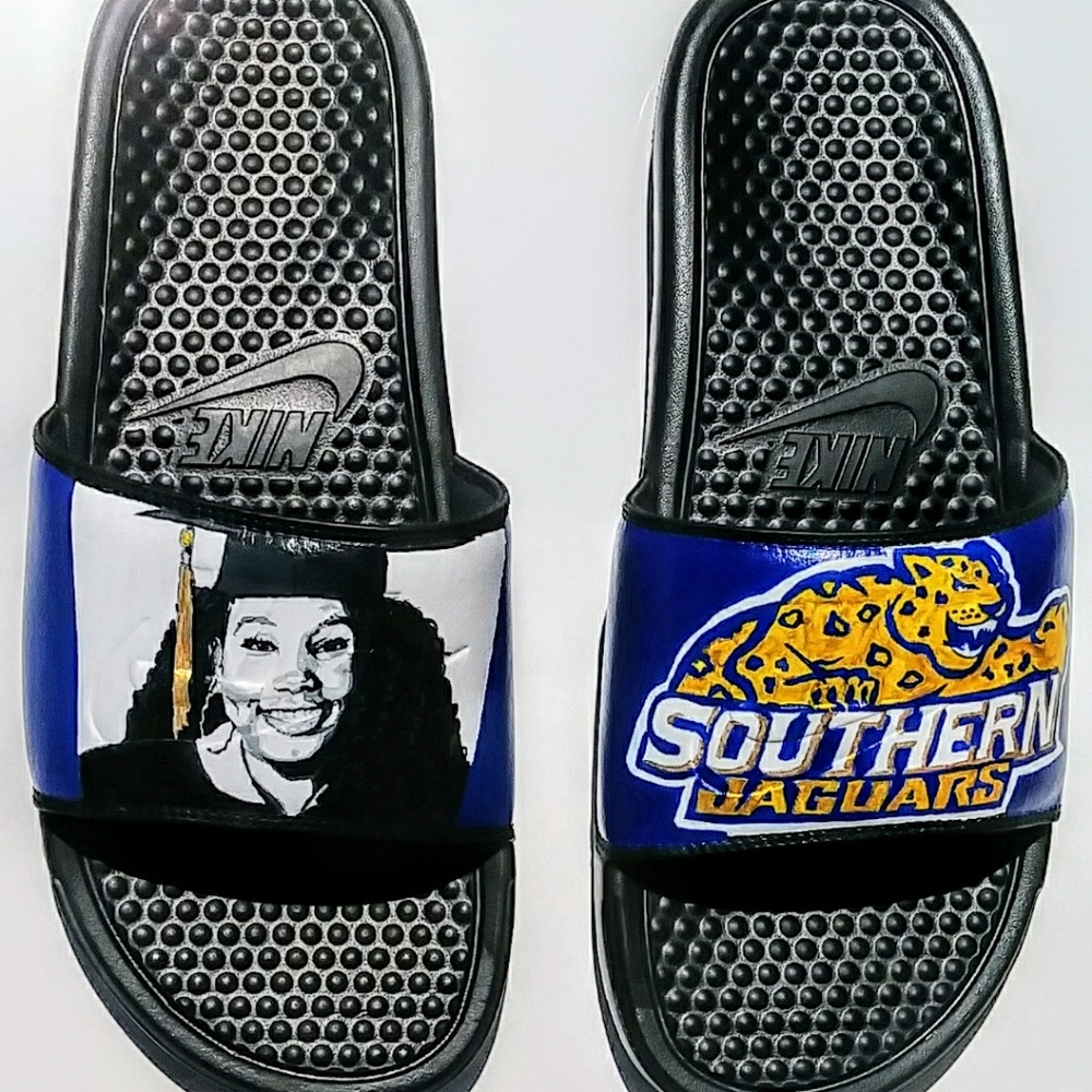Nike shoes slides customs sandals slippers sneaker